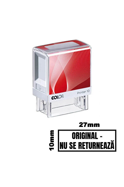 Colop Printer Stampila ORIGINAL NU SE RETURNEAZA de birou 27x10mm
