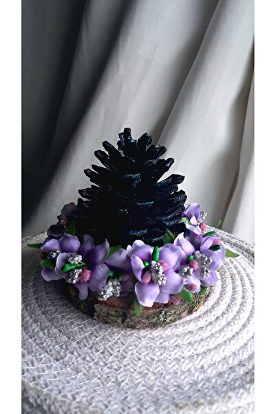 Elvoria زينة على شكل مخروط مزهر لتزيين الطاولات وطاولات القهوة وغيرها.