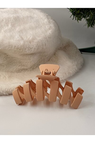 kamilasilver XL Matte Cream Butterfly Hair Clip – Large Non-Slip Hairpin, Eve...