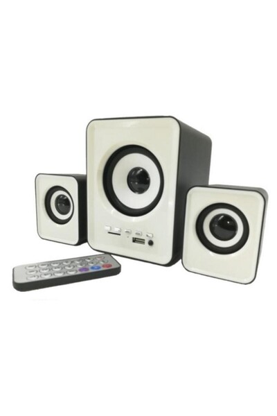 Başkenttekno D23 Bluetooth Hoparlör 3.5mm Jack Kablolu Bilgisayar Hoparlörü