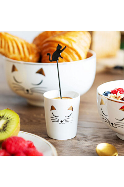 Pylones Espresso Glass/Cup |   Tazzina - White Cat