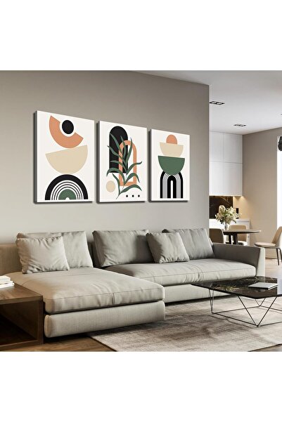 ALAYRA International لوحة فنية جدارية قماشية بتصميم بوهو بسيط، 40×60 سم - ديك...