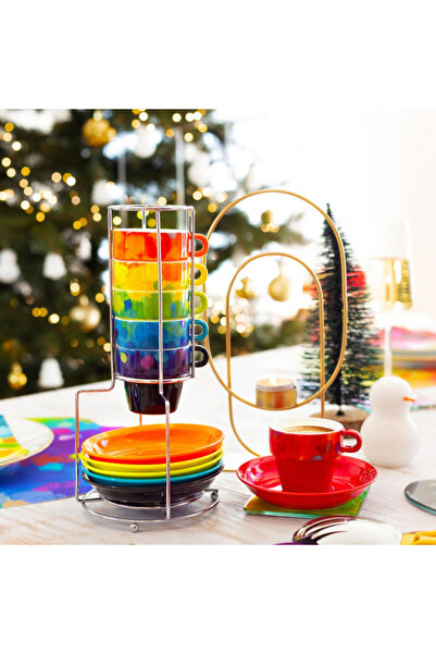 Pylones Kahve Bardak/ Fincan Seti | Cafe Colore - Palette