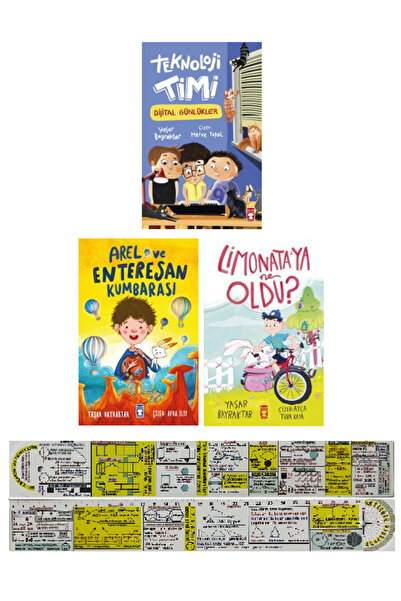 Timaş Çocuk Yaşar Bayraktar 3 Kitap Set / Teknoloji Timi + Arel ve Enteresan ...