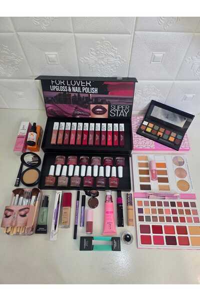 FOR LOVER طقم مكياج فاخر متكامل مجموعة احترافية تغنيك عن أي مستحضرات إضافية