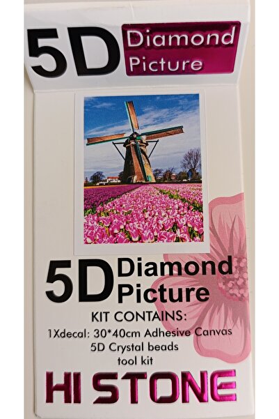 mentaş grup Diamond Painting Beaded Tapestry Mosaic Puzzle Crystal Stone Board 40X30 Kit Full Set