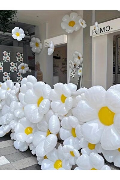 OEM 5 Foil Balloon Daisies, 100 x 97 cm