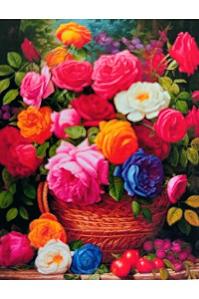 mentaş grup Diamond Painting Beaded Tapestry Mosaic Puzzle Crystal Stone Board 40X30 Kit Full Set