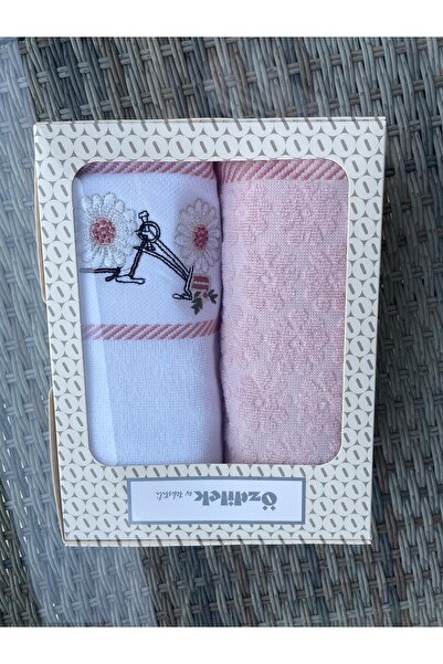 Özdilek Daisy Border 2 paketa u kutiji 50*90 cm puder peškir