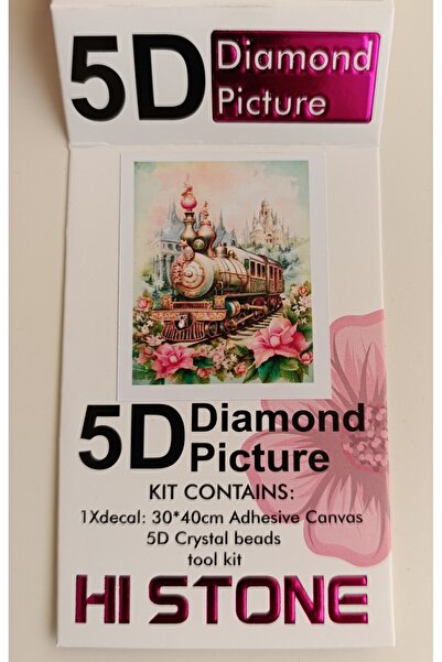 mentaş grup Diamond Painting Beaded Tapestry Mosaic Puzzle Crystal Stone Board 40X30 Kit Full Set