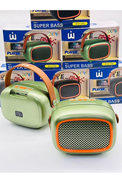 WUF GREEN Portable Karaoke Bluetooth Speaker