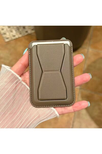 Paladyum Case Magsafe Compatible Mink Stand Card Holder