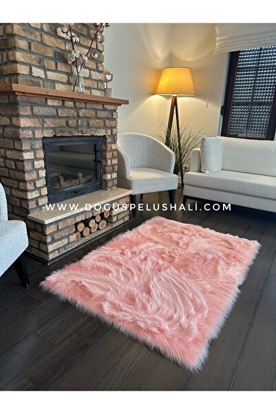 Doğuş Peluş Halı A Post Somon Yumuşak Dokulu Peluş Halı Dikdörtgen