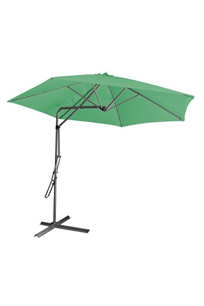 ARGEUS Yandan Kollu Katlanabilir Bahçe ve Balkon Şemsiyesi Yeşil