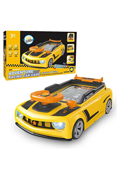 REZZOSS لعبة عجلة قيادة للأطفال، لعبة سيارة شرطة تفاعلية، هدية عيد ميلاد تعليمية، لعبة سيارة بتصميم مرح