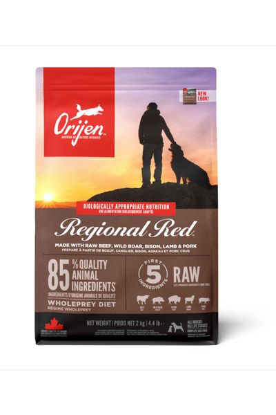 Orijen Regional Red Köpek kuru mama 2 kg