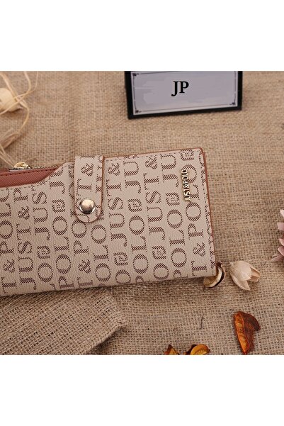 JP POLO Vegan Leather Women's Wallet with Coin and Card Compartments