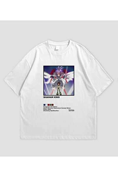 SVART WEAR Shaman King Anime Oversized Unisex T-Shirt με τύπωμα