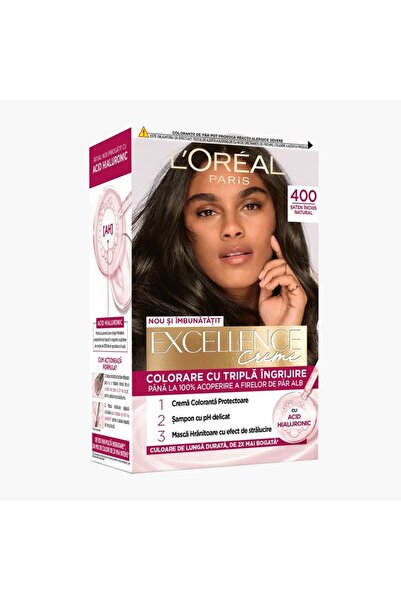 L'Oreal Paris Vopsea de Par Permanenta cu Amoniac Excellence Creme 400 Saten ...