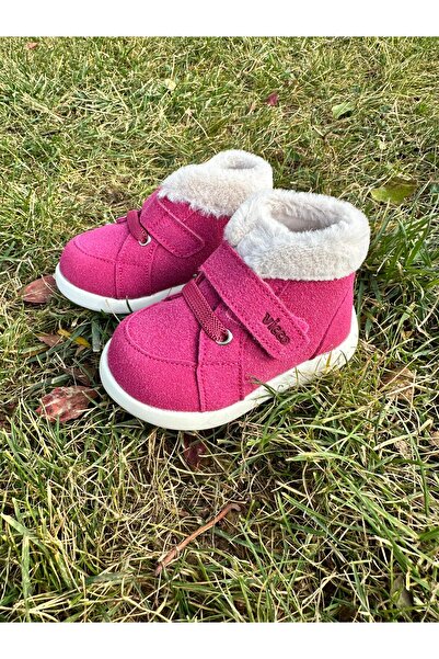 Vicco Size 19-21 Winter Unisex Orthopedic First Step Girls-Boys Boots with Fur Inside