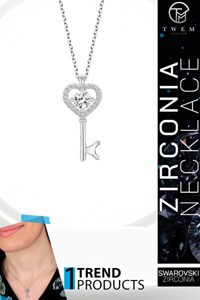 Swaroski Zirconia Taşlı Anahtar Kolye | Çözüm ve Keşif