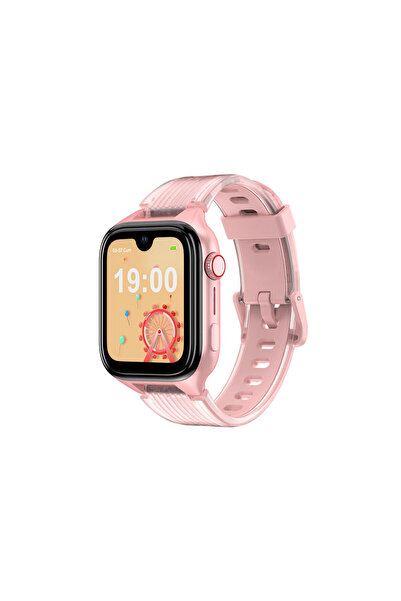 ozbience Kidi Pro Çocuk Akıllı Saati, 4G, GPS, AMOLED Ekran, Balerin Pembesi