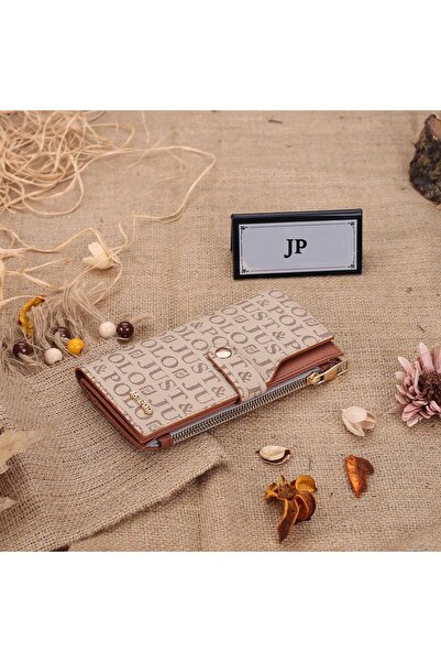 JP POLO Vegan Leather Women's Wallet with Coin and Card Compartments