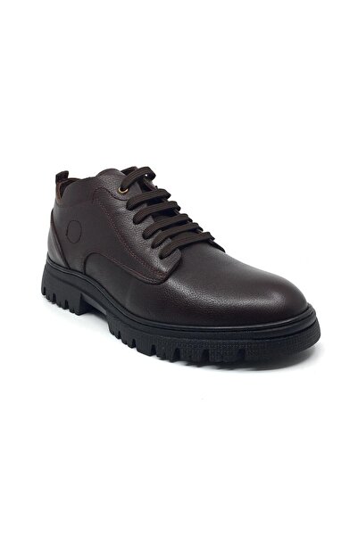 Taşpınar Ayakkabı 100% Genuine Leather Men's Casual Winter Comfortable Classic Short Boots 40-45