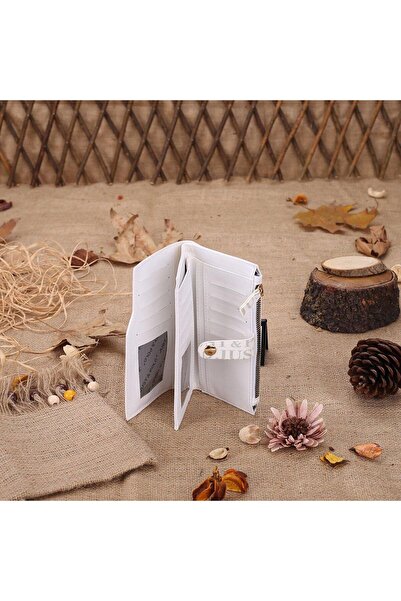 JP POLO Vegan Leather Women's Wallet with Coin and Card Compartments