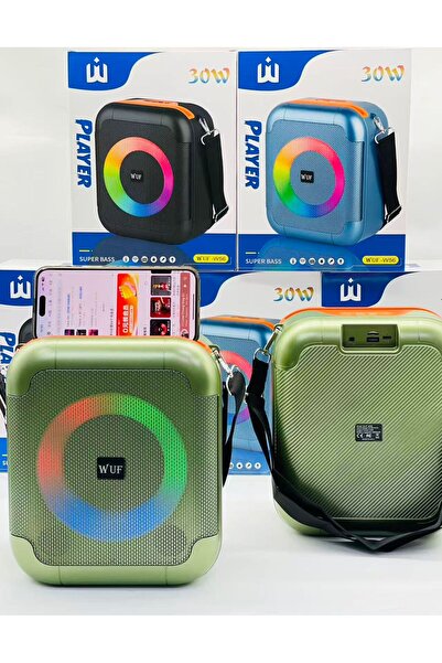 WUF مكبر صوت بلوتوث أخضر