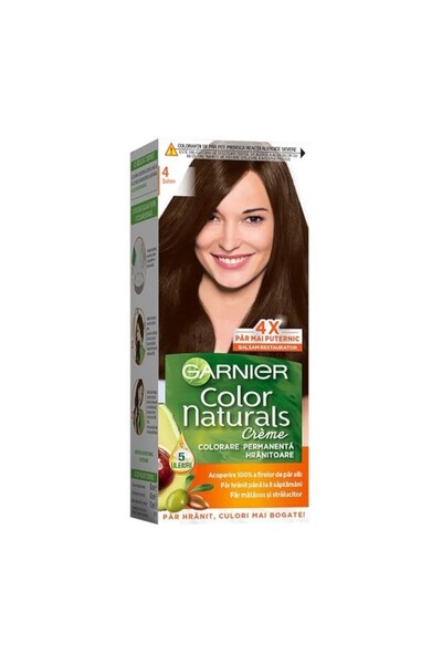 Garnier Color Naturals Set 3 x Vopsea de Par Permanenta cu Amoniac Color Natu...