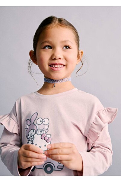 MANGO Baby Hello Kitty volanlı tişört