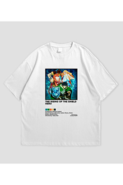SVART WEAR The Rising of the Shield Hero Anime T-Shirt Unisex cu Imprimeu Sup...