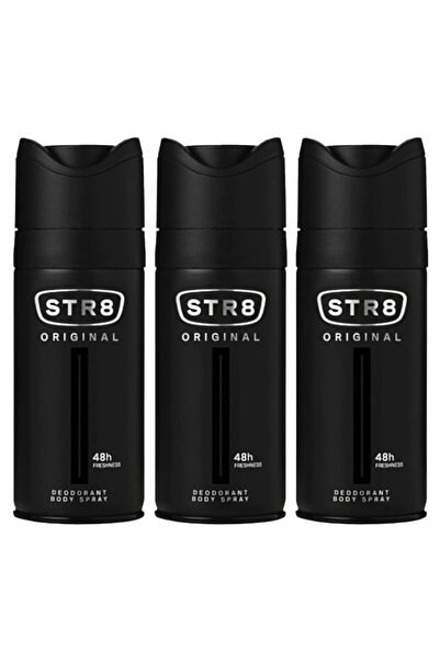str8 Set 3 x Deodorant Spray Original, Barbati, 150 ml