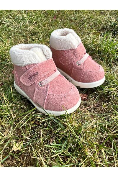 Vicco Size 19-21 Winter Unisex Orthopedic First Step Girls-Boys Boots with Fur Inside