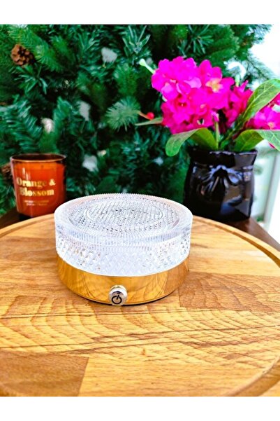 Madame Coco Claire Dokunmatik Abajur Sarı Renk 10 x 5 cm