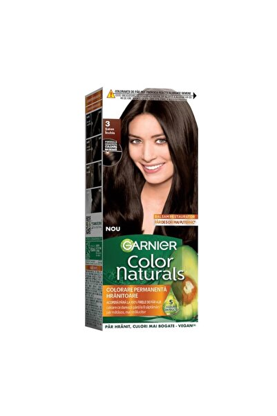 Garnier Color Naturals Set 3 x Vopsea de Par Permanenta cu Amoniac Color Natu...
