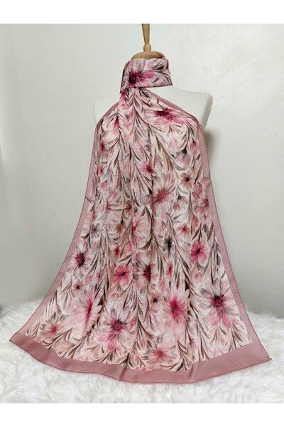 REMOMODA شال قطني ناعم بنمط زهري، شال عالي الجودة وموسم جديد