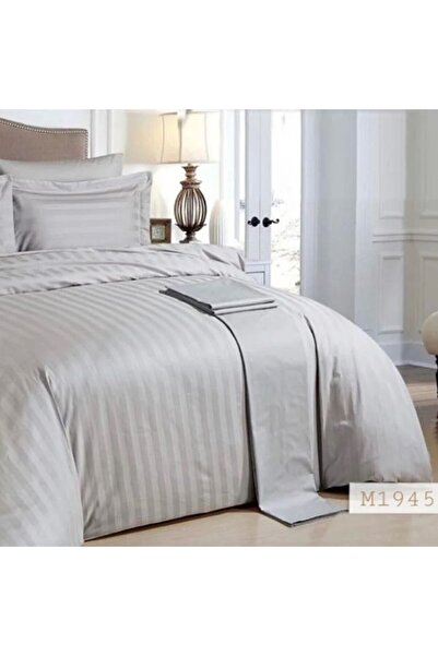 Reiashn Olivia Hotel Bedspread, Light Gray, with Separate Filling, 100% Cotton, Summer Size, Single and a Half