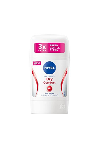 NIVEA Set of 3 x Deodorant Stick for Women, Dry Comfort, 50 ml