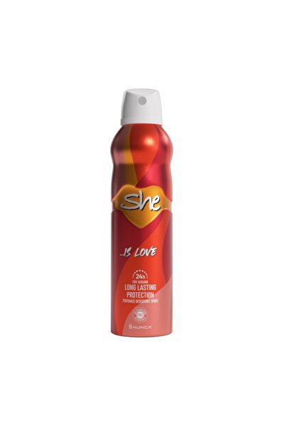 She Set 4 x Deodorant Spray Is Love, Women, 150 ml