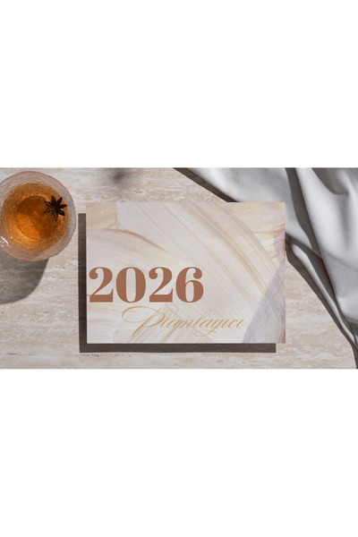 Farkındalık Merkezi Haftalık Spiralli Masaüstü Planlayıcı - Planner 2026