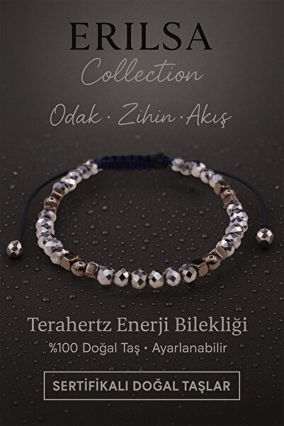 Erilsa سوار تنشيط الطاقة المعتمد من Zihin Odak - حجر طبيعي تيراهيرتز 4 مم