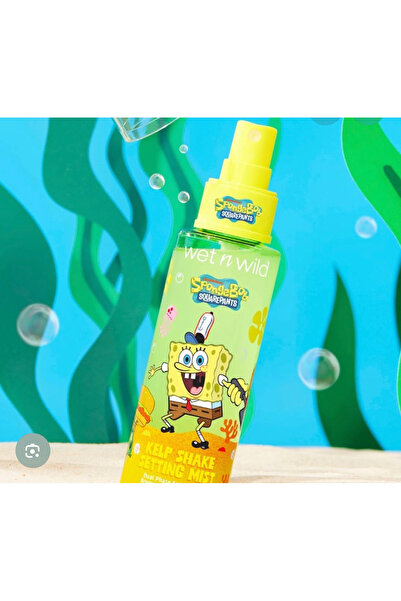 SPONGEBOB Wet n Wild Sünger Bob Kelp Shake Settıng Mıst Makyaj Sabitleyici Sp...