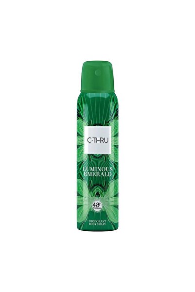 C-THRU Set 3 x Deodorant Spray Luminous Emerald, Femei, 150 ml