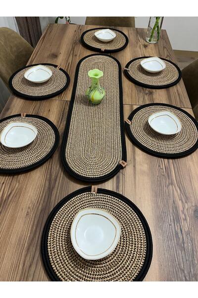 Namteks Șuviță de iută 6 bucăți supla 1 bucăți runner cadou pentru mireasă