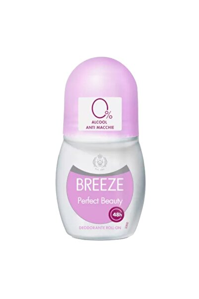 Breeze Set of 3 x Deodorant Antiperspirant Roll-On Breeze, Perfect Beauty, 50 ml