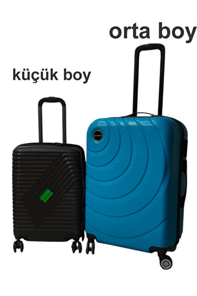 Atlas Cheap Eco Friendly Luggage - Medium Size and Small Size - 2 Pieces