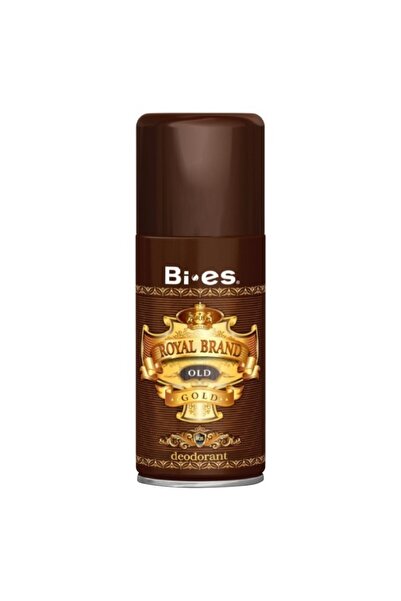 Bİ ES POL Set of 3 x Deodorant Spray for Men Bi-es Men Royal Brand Gold, 150 ml