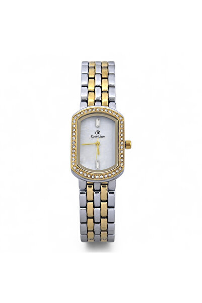 Rose Lina Women's two-tone wristwatch – silver and gold, a touch of luxurious elegance, water resistant, 3-year warranty